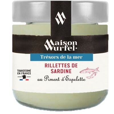 RILLETTE DI SARDINE AL PEPERONCINO
D'ESPELETTE