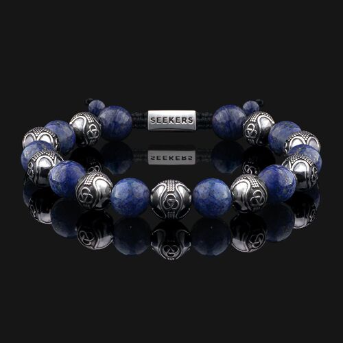 Prestige 925 Sterling Silver & Lapis Lazuli Bracelet