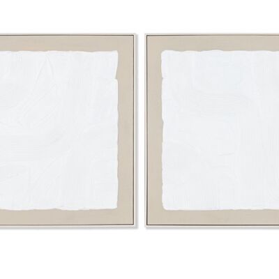 Quadro su tela di pino 82X4,5X82,5 Moderno 2 Assortimento. CU211936