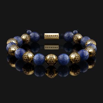 Bracelet Prestige Or Vermeil & Lapis Lazuli 1