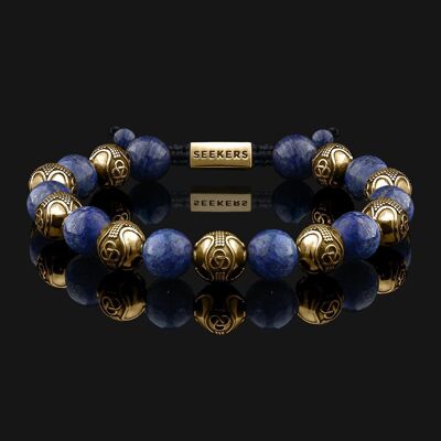 Bracelet Prestige Or Vermeil & Lapis Lazuli