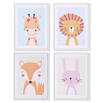 Canvas Picture Ps 30X2,5X40 Animal 4 Assortment. CU209575