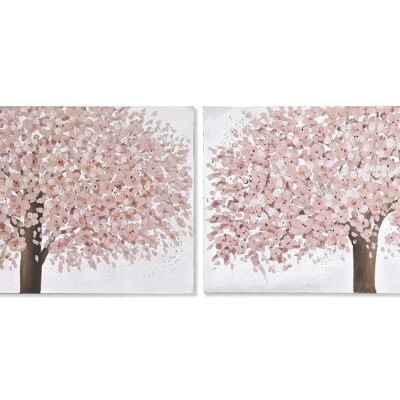 PINE CANVAS PICTURE 120X3,5X80 TREE 2 ASSORTED. CU201562