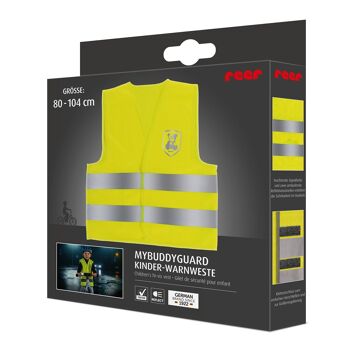 MyBuddyGuard Gilet haute visibilité pour enfants 80-104 5