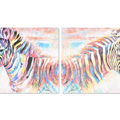 MDF CANVAS PICTURE 80X2,8X60 ZEBRA 2 ASSORTMENTS. CU204599