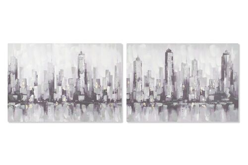 Cuadro Lienzo Mdf 100X2,8X70 New York 2 Surt. CU211920