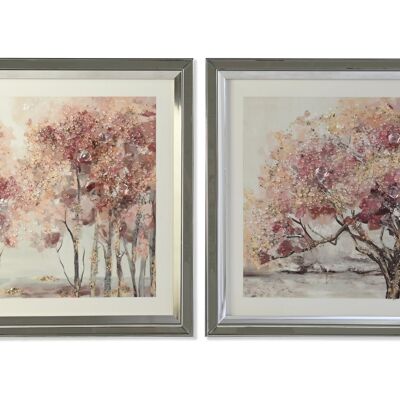 QUADRO CRAFT PS 69X2,5X69 ALBERI 3D 2 ASSORTIMENTI. CU201586