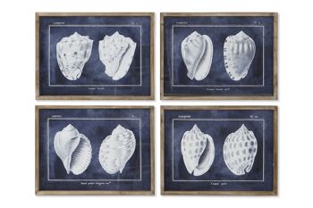 TABLEAU EN VERRE MDF 60X2,5X45 ESCARGOT 4 ASSORTIMENTS CU210966 1