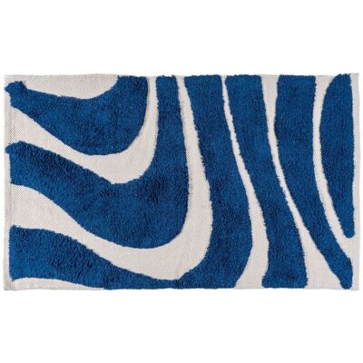 Tapis de bain Beau – Bleu 60 x 100 cm