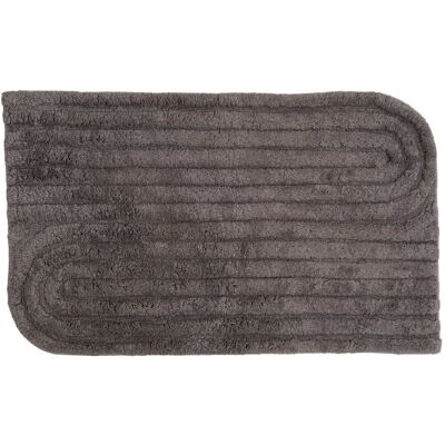 Alfombra de baño Benja – Gris 60 x 100 cm