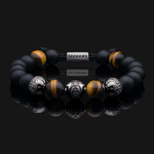 Premium Black Gold & Dragon Bracelet
