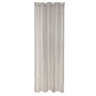 VORHANG AUS METALLPOLYESTER 140X270 170 G/M, BEIGE TX199689