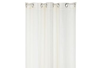 RIDEAU MÉTAL POLYESTER 140X270 170 G/M2 BLANC TX199687 2