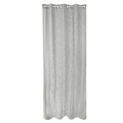 METAL POLYESTER CURTAIN 140X270 170 GSM, GRAY TX199690