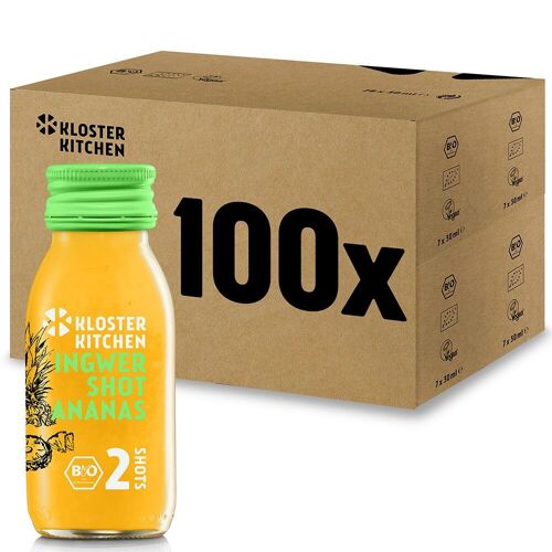 BIO Ingwer Shot Ananas 2SHOTS 60 ml