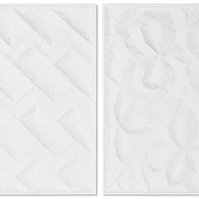 Quadro Mdf Abete 58,5X4X92,5 Rilievo 2 Assortimento. DP209201