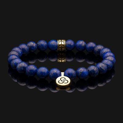 Luxe Gold Vermeil & Lapis Lazuli Bracelet