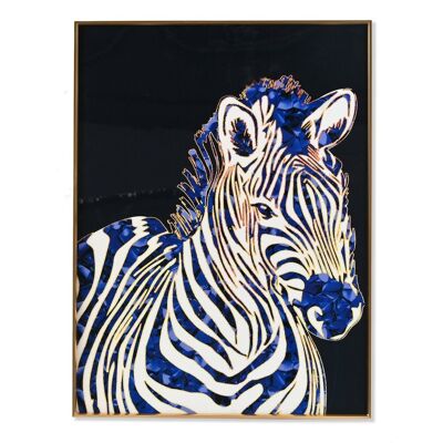 ALUMINUM PICTURE MDF 60X3X80 ZEBRA PORCELAIN CU199134