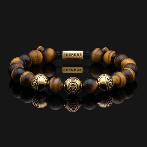 Premium Gold Vermeil & Tiger Eye Bracelet 2