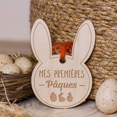 Decoración de Pascua de Madera "Mi Primera Pascua" - Lapinou