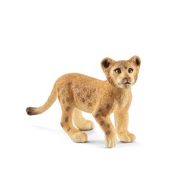 Schleich - Lion Cub Figurine: 7.5 x 2.7 x 4.4cm - Wild Life Universe - Ref: 14813