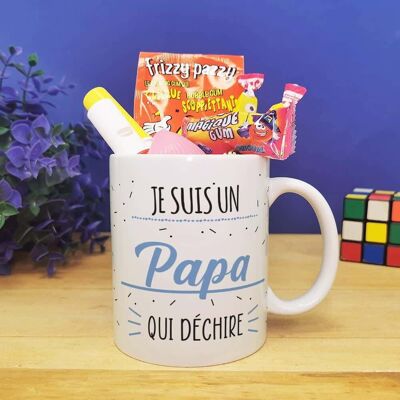 Tazza "I'm a rocking dad" e le sue caramelle degli anni '80