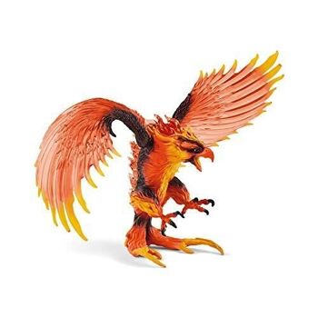 schleich -Figurine L’aigle de feu : 15,2 x 22,4 x 16,7 cm - Univers Eldrdor Creatures - Réf : 42511 1