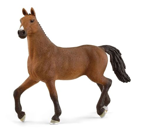 Schleich - Figurine Jument Oldenbourg : 13,6 x 4,4 x 12,3 cm - Univers Horse Club - Réf : 13945