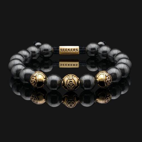 Premium Gold Vermeil & Hematite Bracelet