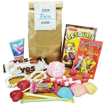 Sachet bonbons années 80 "Je suis un frère qui déchire" 3