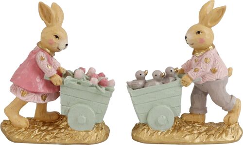 FIGUREN BUSY RABBITS  2 TEILIGES SET (HOFF3283)