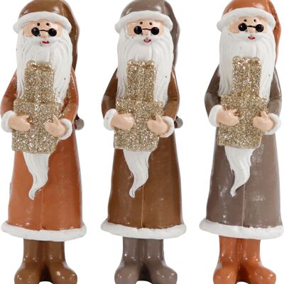 FIGUREN COOL SANTA  3 TEILIGES SET (HOFF2942)