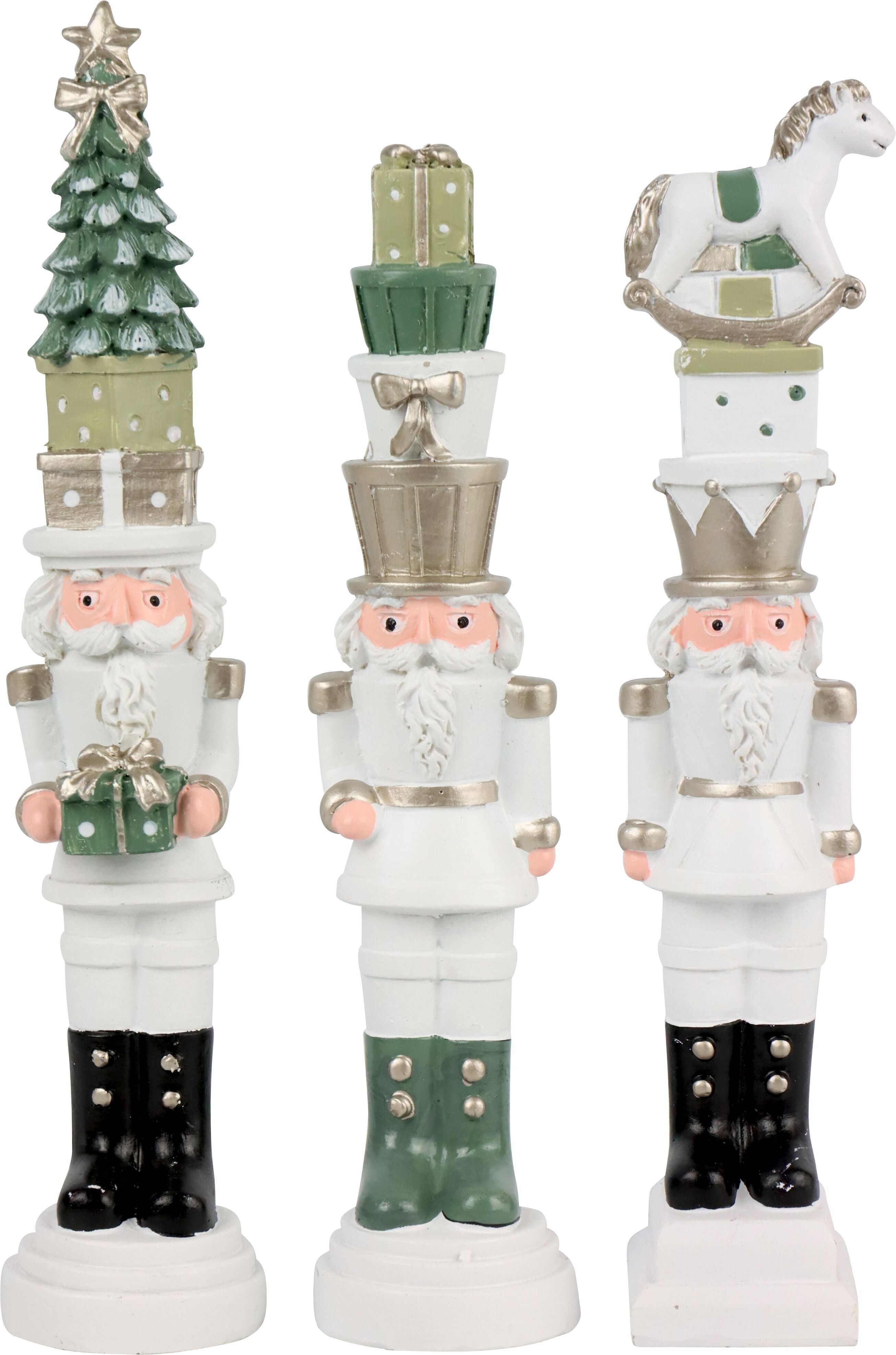 FIGUREN NUTCRACKER  3 TEILIGES SET (HOFF2416)