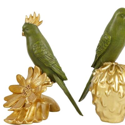 FIGURES PARROTS 4 PIECE SET (HOFF2091)