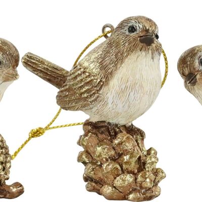 FIGURE UCCELLI DELLA FORESTA SET 3 PEZZI (HOFF4174)