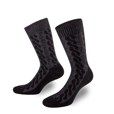 Cashmere socks in anthracite from PATRON SOCKS - STYLISH, SUSTAINABLE, SPECIAL!