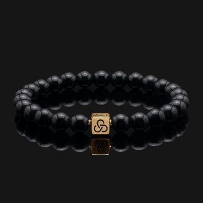 Essential Gold Vermeil & Onyx Bracelet