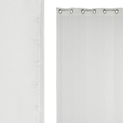 RIDEAU POLYESTER 140X260X260 BRODERIE BLANCHE TX210195