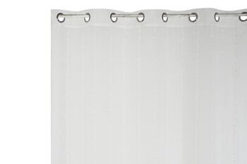 RIDEAU POLYESTER 140X260X260 BRODERIE BLANCHE TX210195 3