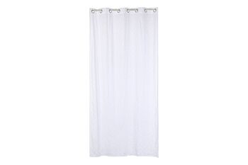 RIDEAU POLYESTER 140X260X260 BRODERIE BLANCHE TX210263 4