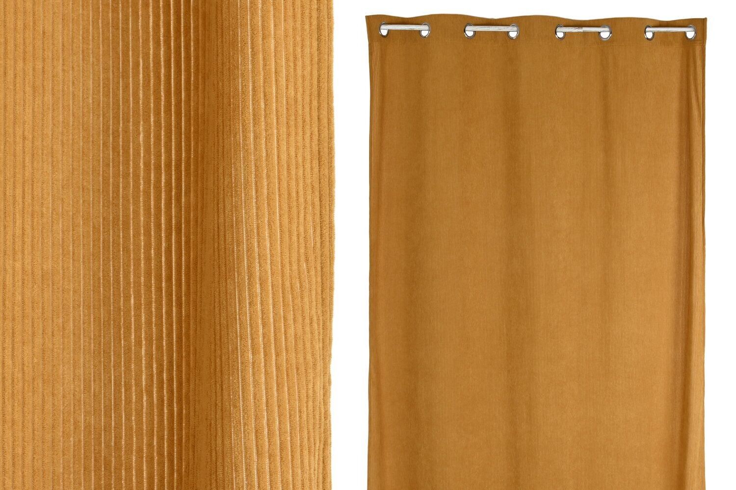 TENDA IN POLIESTERE 140X260X260 VELLUTO A VELLUTO SPESSO SENAPE TX210398