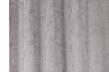 RIDEAU POLYESTER 140X260 8 ANNEAUX ROSE PÂLE TX213418 4