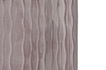 RIDEAU POLYESTER 140X260 8 ANNEAUX ROSE PÂLE TX213436 3