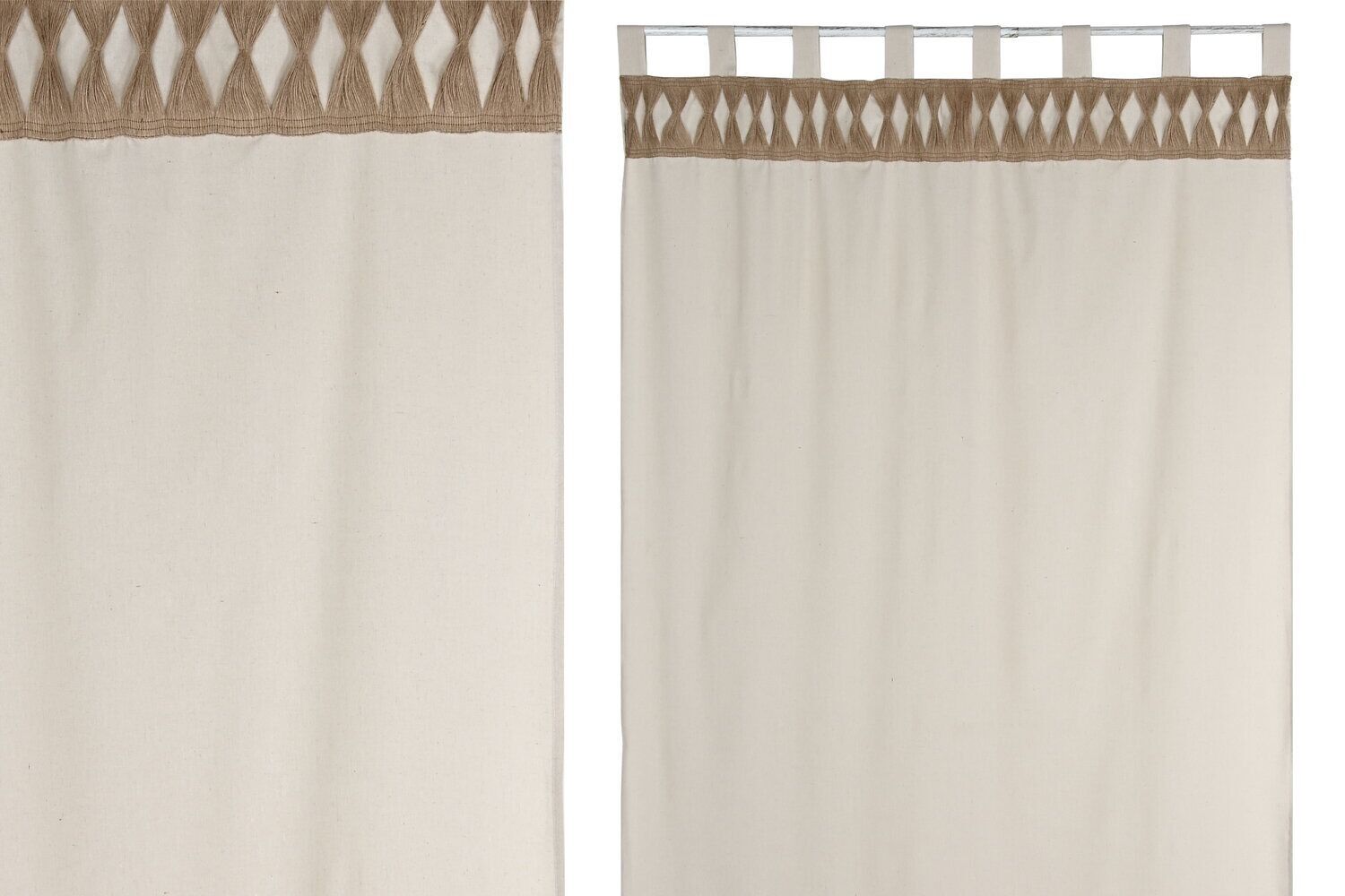 TENDA IN COTONE POLIESTERE 140X260 APPLICAZIONI TX213607