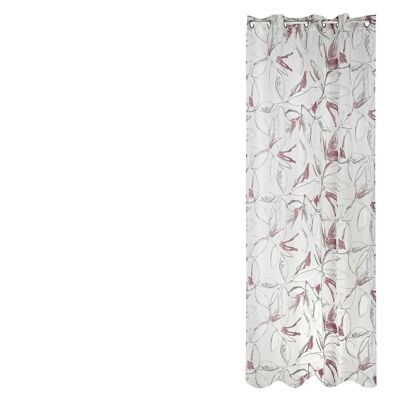 METAL POLYESTER CURTAIN 140X270 110 GSM, RED TX199682