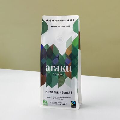 Bag 200g Organic Coffee First Harvest beans