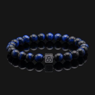 Bracelet Essentiel Or Noir & Oeil de Tigre 4