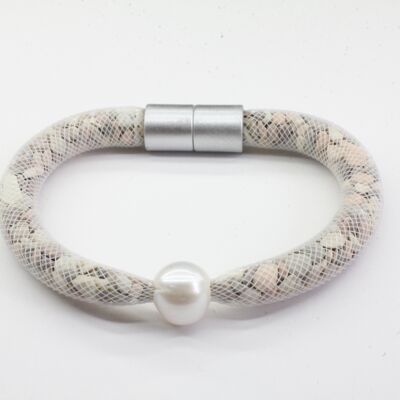 Bracelet Lanzarote blanc perle