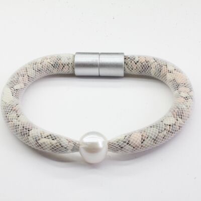 Bracelet Lanzarote blanc perle
