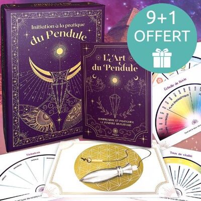 9+1 OFFERT : Coffret art du pendule + Pendule Égyptien Thot